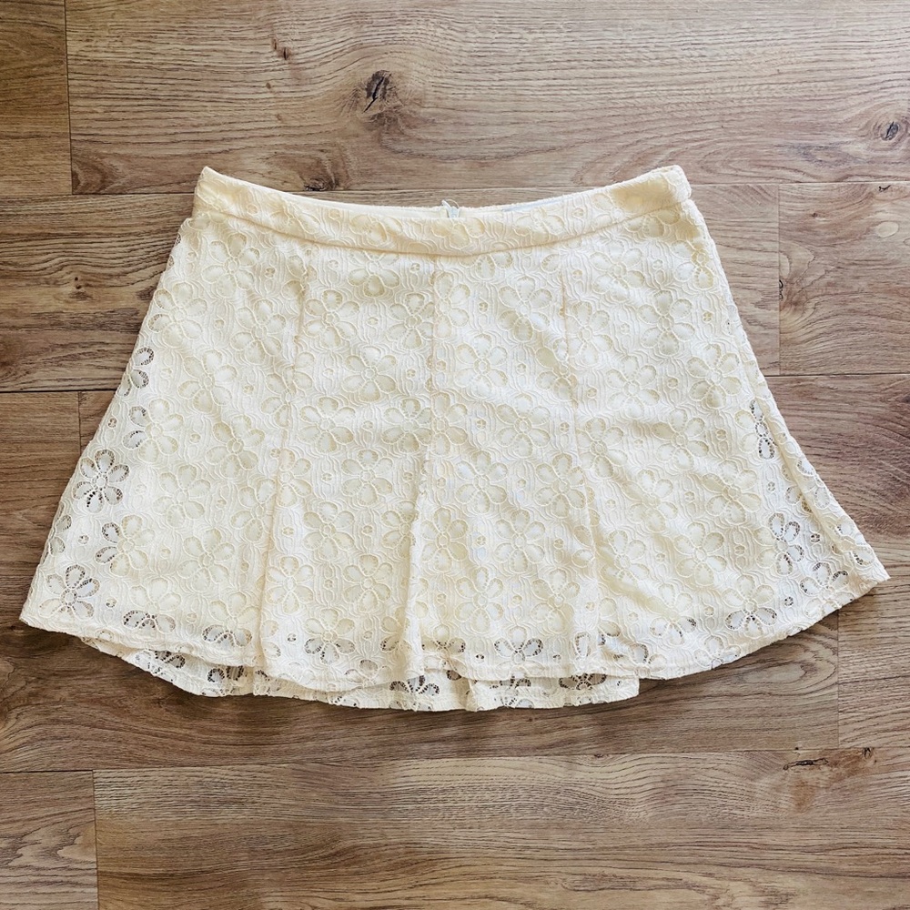 Lace Mini Skirt